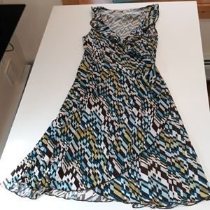 Geometric patterned dress